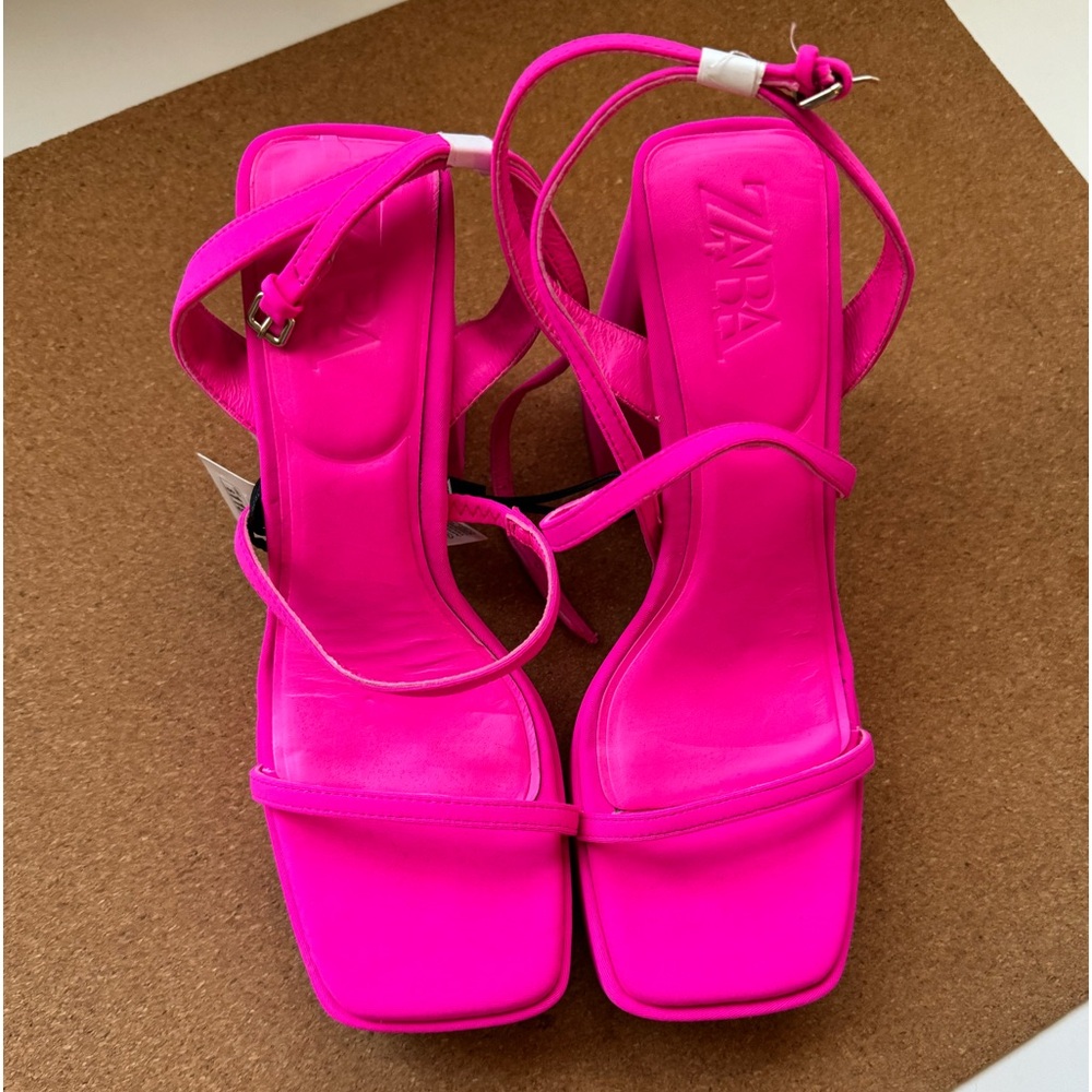 Pink Platform Sandals - Picture 5 of 5